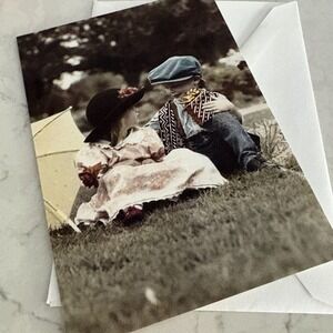 Young‎ Kids Umbrella & Hats Greeting Card with Envelope 1997 By Sylvia Murray